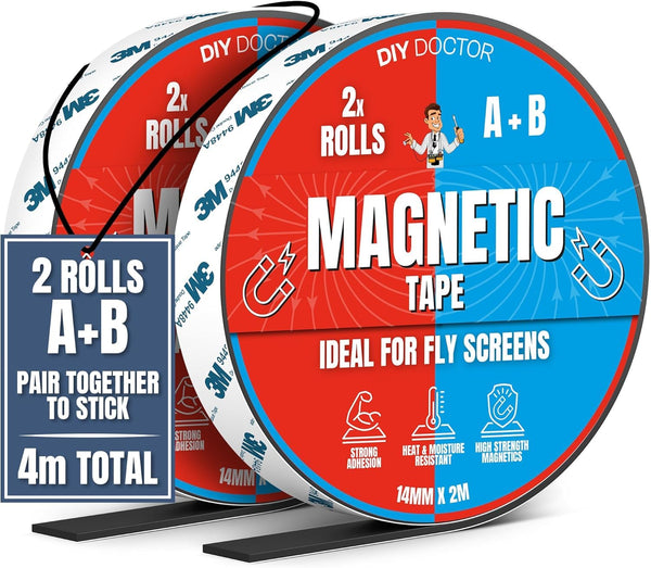 DIY Doctor A+B self adhesive magnetic tape rolls