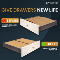 Drawer wedges and strengtheners detail