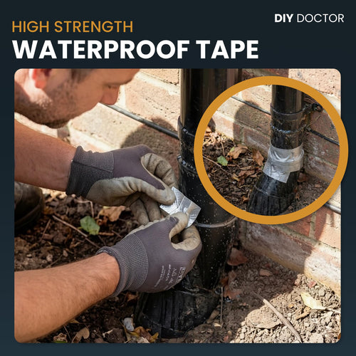 Butyl tape sealing a leaking roof joint