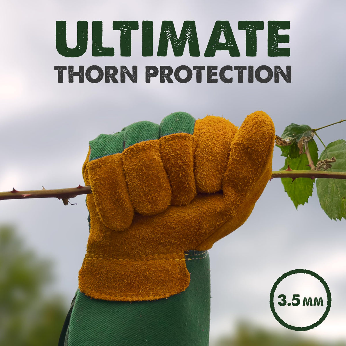 Gardening gloves adjustable wrist strap