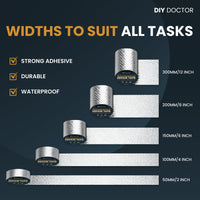 Butyl tape hand tear and application detail