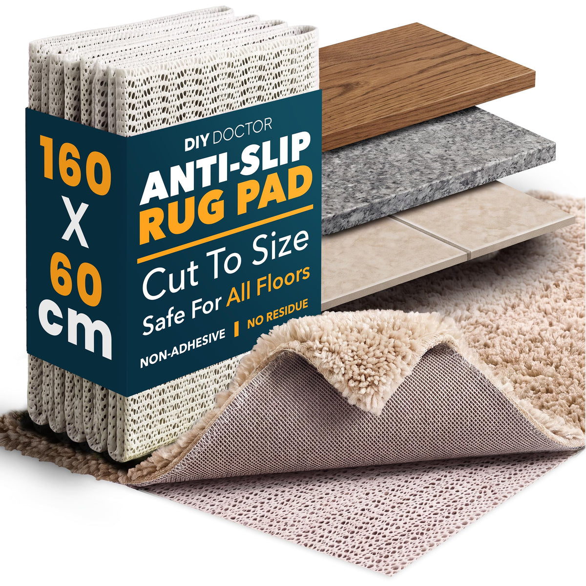 DIY Doctor non-slip rug gripper underlay roll