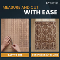 Rug gripper cut to size with scissors