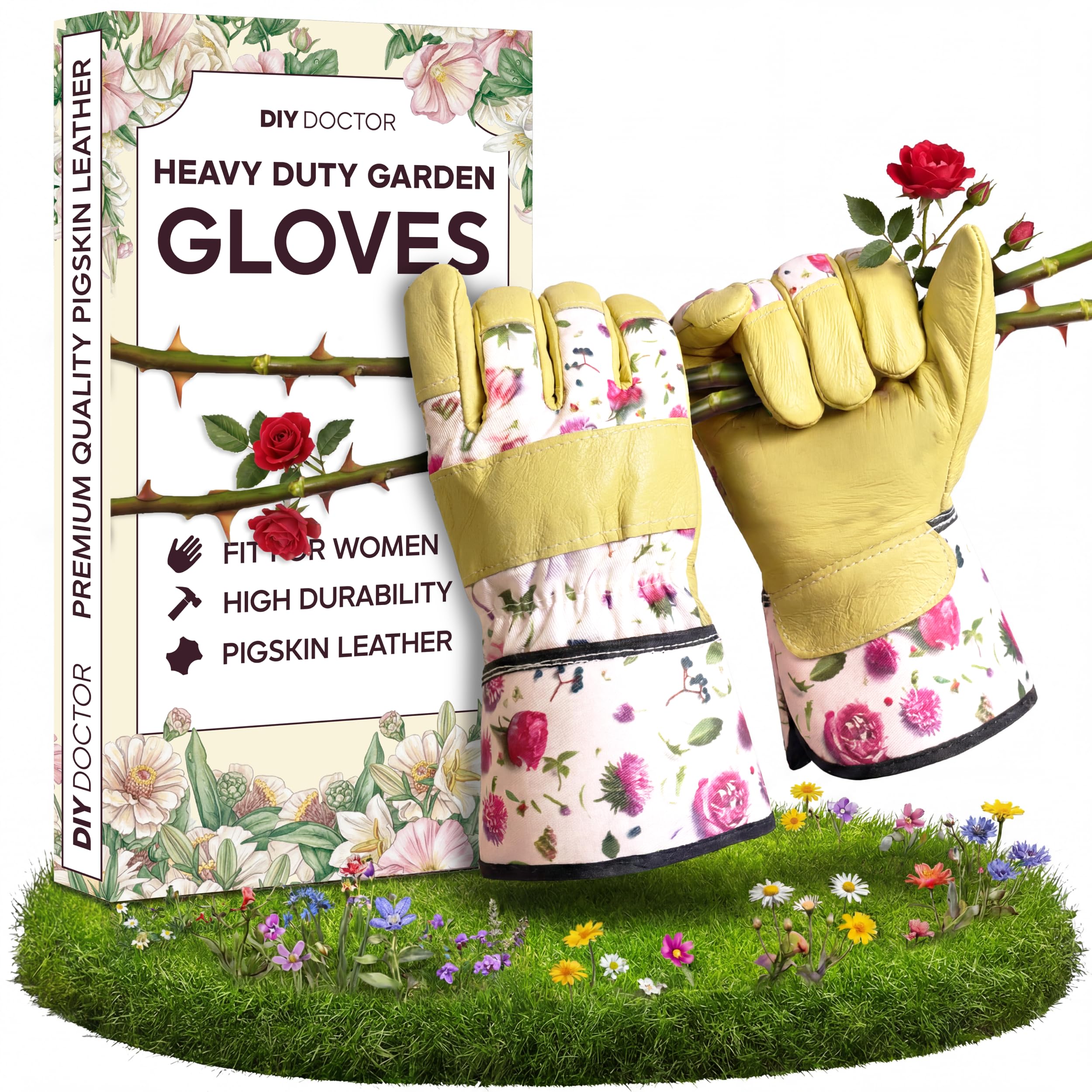 DIY Doctor women's thorn proof leather gardening gloves
